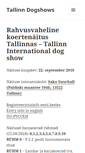 Mobile Screenshot of dogshow.ee